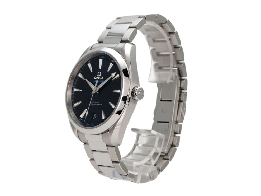 Omega Seamaster Aqua Terra Master Chronometer 220.10.41.21.03.001, Edelstahl, blaues Zifferblatt, automatik Uhr