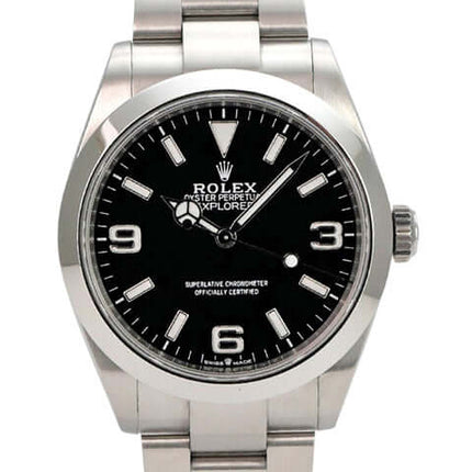 Rolex Explorer 40 Edelstahl 224270 - schwarzes Zifferblatt, Edelstahlgehäuse, Automatikwerk, Oyster-Armband