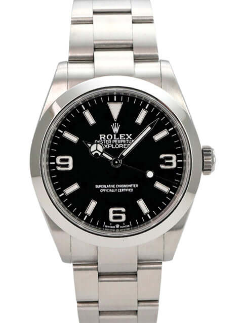 Rolex Explorer 40 Edelstahl 224270 - schwarzes Zifferblatt, Edelstahlgehäuse, Automatikwerk, Oyster-Armband