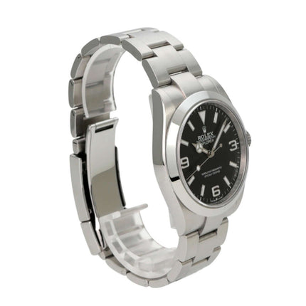 Rolex Explorer 40 Edelstahl 224270 - schwarze Zifferblatt Uhr aus Edelstahl mit Oyster-Armband