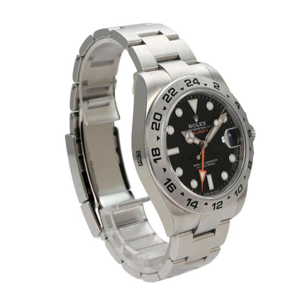 Rolex Explorer II 226570, Edelstahl, schwarzes Zifferblatt, 42mm Gehäuse, Automatikwerk, Leuchtzeiger