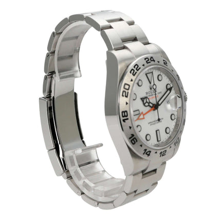 Rolex Explorer II 226570 Weiß – Edelstahl-Armbanduhr mit weißem Zifferblatt und 24-Stunden-Skala