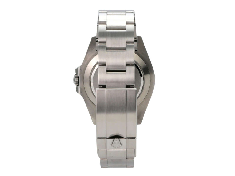 Armband und Gehäuse der Rolex Explorer II 226570 Weiß, Edelstahl mit polierter und satinierter Oberfläche.