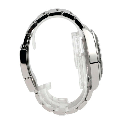 Rolex Explorer II 226570 Weiß seitliche Ansicht Gehäuse und Pulsarband, Edelstahlpoliert und satiniert.