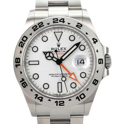 Rolex Explorer II 226570 Weiß, Edelstahl, weißes Zifferblatt, Automatikwerk, Ref. 226570