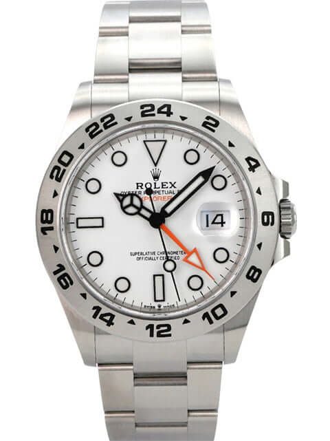 Rolex Explorer II 226570 Weiß, Edelstahl, weißes Zifferblatt, Automatikwerk, Ref. 226570