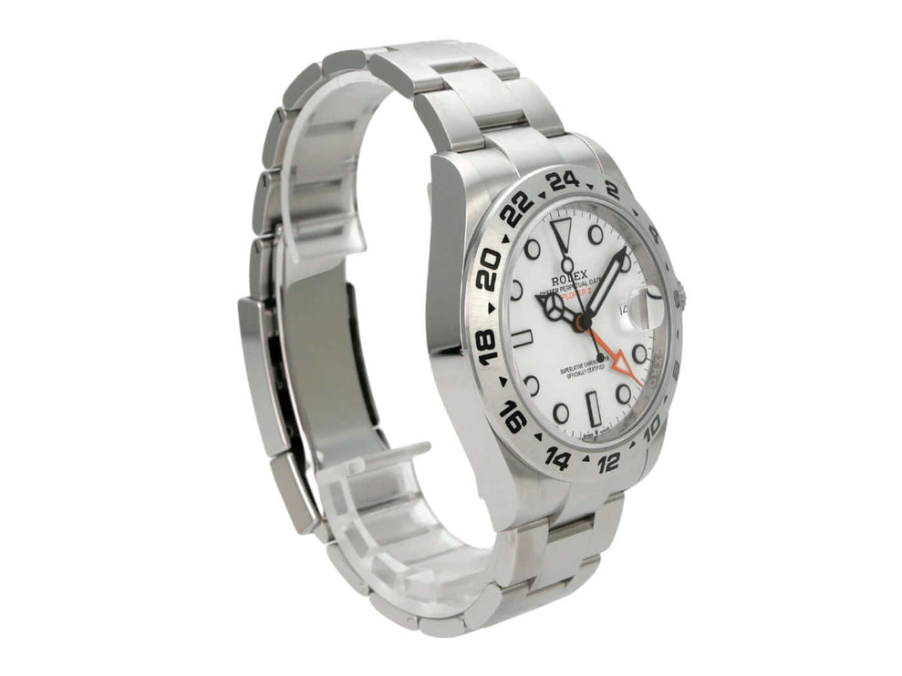 Rolex Explorer II 226570 Weiß – Edelstahlarmband, Zifferblatt mit Leuchtindizes, 42 mm Gehäusedurchmesser