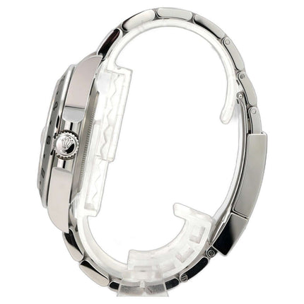 Rolex Explorer II 226570 Weiß, Edelstahlarmband und Gehäuse, Seitenansicht der Luxus-Armbanduhr