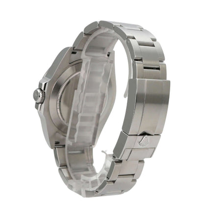 Rolex Explorer II 226570 Weiß seitliche Ansicht des Edelstahlarmbandes und Gehäuses