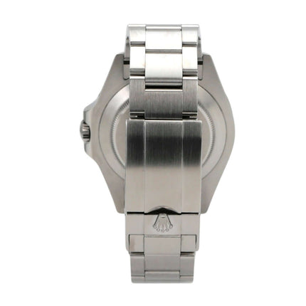 Rolex Explorer II 226570 Weiß Rückansicht des Edelstahlarmbands und Gehäuses