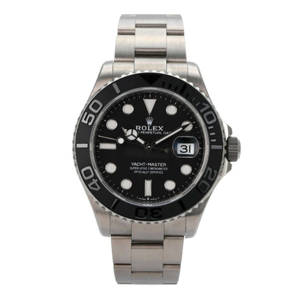 Rolex Yacht-Master 42 Titan 226627, Titan-Gehäuse, schwarzes Zifferblatt, Automatik, Luxus-Armbanduhr