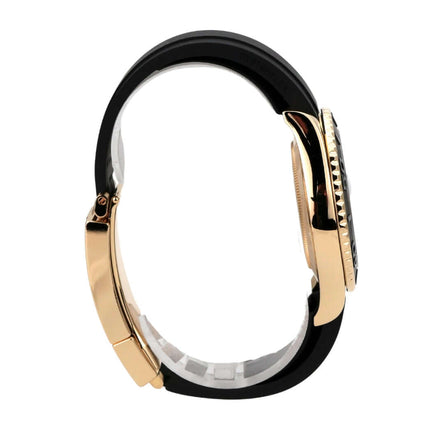 Rolex Yacht-Master 42 Gelbgold 226658 seitliche Ansicht mit 18 kt Gelbgold und Oyster Kautschukband.