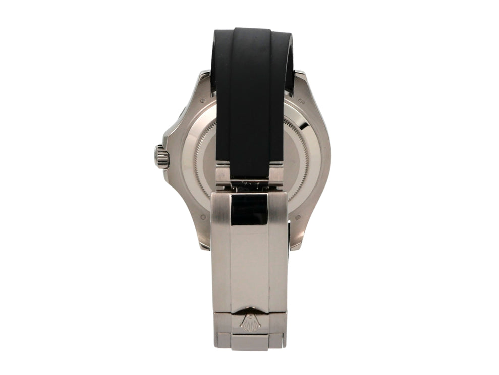 Rolex Yacht-Master 42 Weißgold 226659 Rückansicht mit Oyster Kautschukband