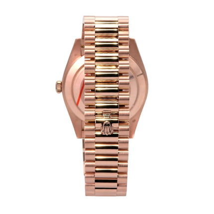 Rolex Day-Date 40 Everose-Gold 228235 Choco Römisch Uhrarmband und Gehäuse aus 18 kt Everose-Gold