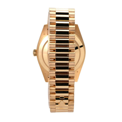 Rolex Day-Date 40 Gelbgold 228238 Schwarz Uhr mit 18 kt Gelbgold und schwarzem Zifferblatt.