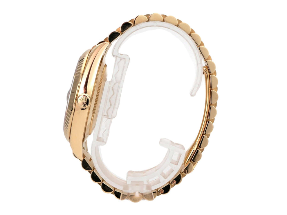 Rolex Day-Date 40 Gelbgold 228238 Schwarz Diamant, 18 kt Gelbgold Gehäuse und Präsident-Armband