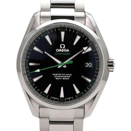 Omega Seamaster Aqua Terra 231.12.42.21.01.003, Edelstahl, schwarzes Zifferblatt, Automatik, Golfuhr, Herrenuhr.