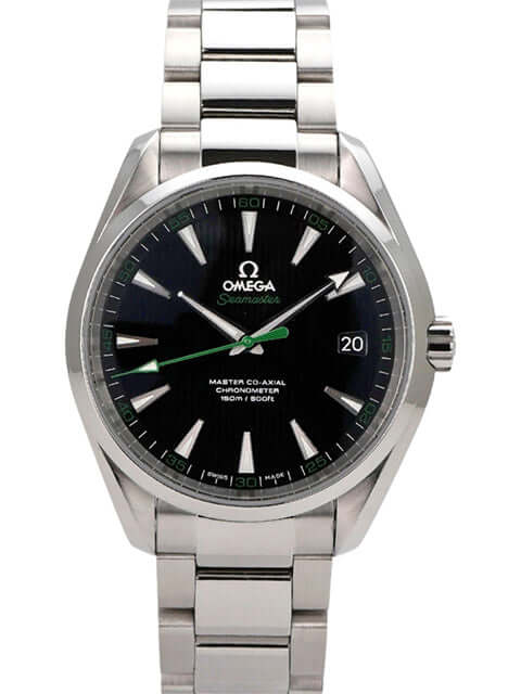 Omega Seamaster Aqua Terra 231.12.42.21.01.003, Edelstahl, schwarzes Zifferblatt, Automatik, Golfuhr, Herrenuhr.