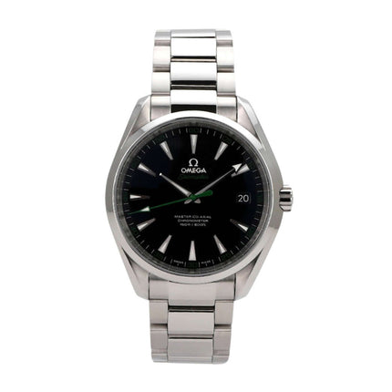 Omega Seamaster Aqua Terra Golf Master Co-Axial mit schwarzem Zifferblatt und Edelstahlarmband