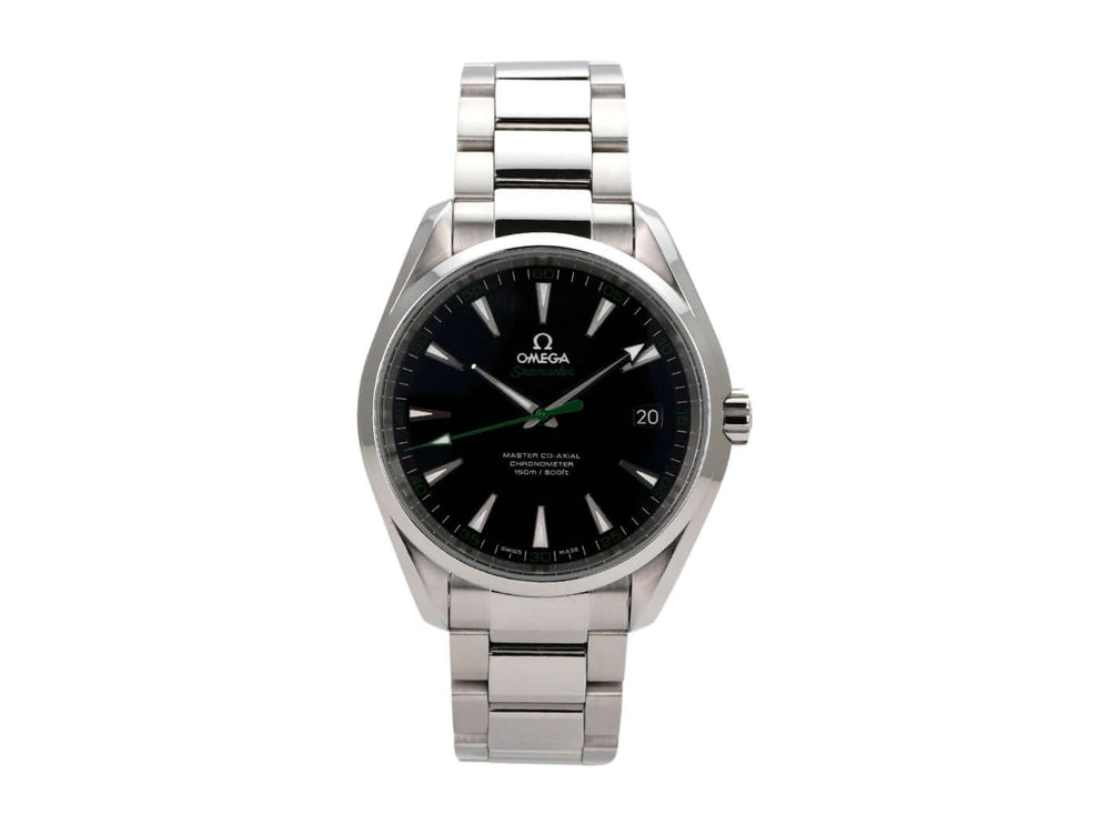 Omega Seamaster Aqua Terra Golf Master Co-Axial mit schwarzem Zifferblatt und Edelstahlarmband