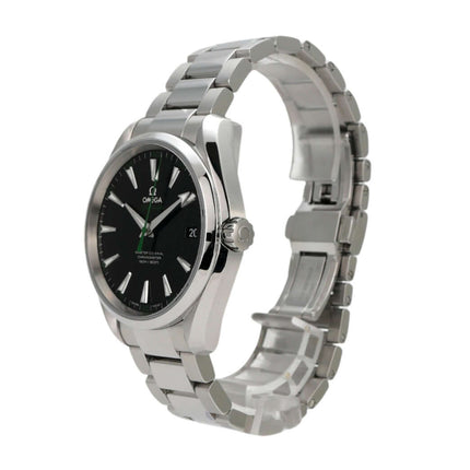 Omega Seamaster Aqua Terra 231.12.42.21.01.003 Uhr mit schwarzem Zifferblatt und Edelstahlarmband