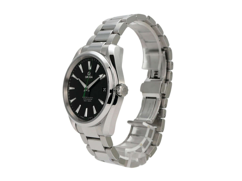 Omega Seamaster Aqua Terra 231.12.42.21.01.003 Uhr mit schwarzem Zifferblatt und Edelstahlarmband