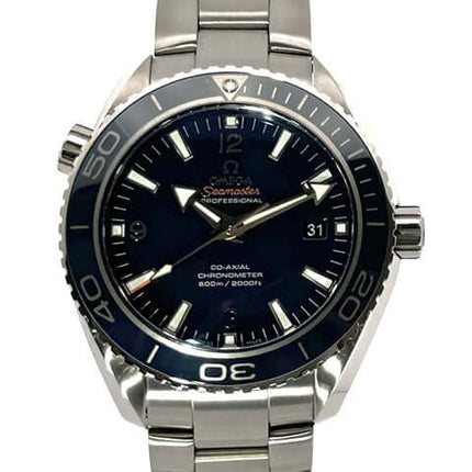 Omega Seamaster Planet Ocean 600M Titan 232.90.46.21.03.001 mit blauem Zifferblatt und Titanarmband