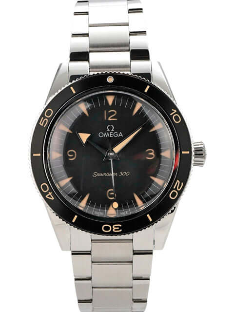 OMEGA Seamaster 300 Co-Axial Master Chronometer 234.30.41.21.01.001 Edelstahl-Uhr mit schwarzem Zifferblatt