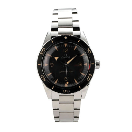 OMEGA Seamaster 300 Co-Axial Master Chronometer 234.30.41.21.01.001 mit Edelstahlarmband und schwarzem Zifferblatt