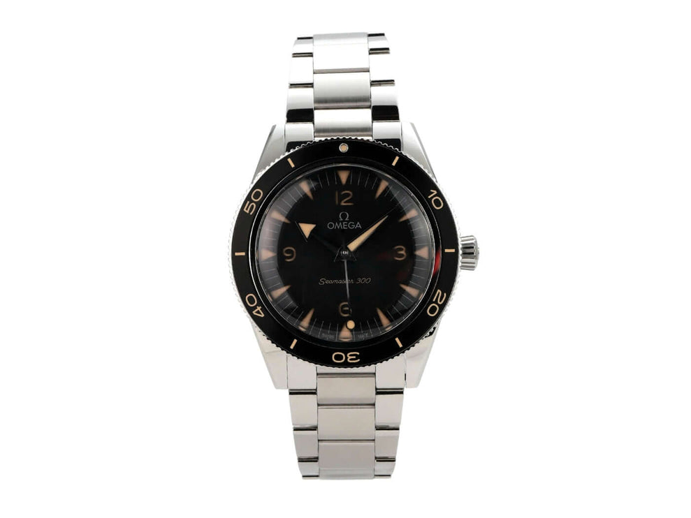 OMEGA Seamaster 300 Co-Axial Master Chronometer 234.30.41.21.01.001 mit Edelstahlarmband und schwarzem Zifferblatt