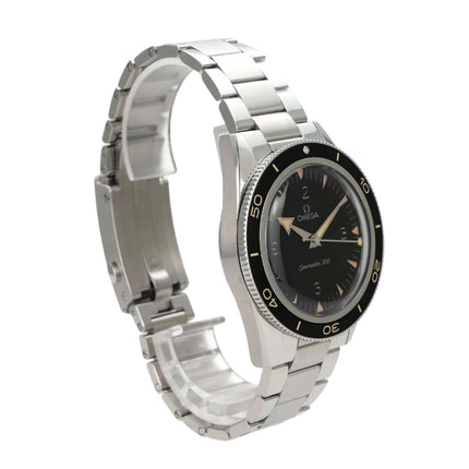 OMEGA Seamaster 300 Co-Axial Master Chronometer 234.30.41.21.01.001 Uhr mit Edelstahlband und schwarzem Zifferblatt