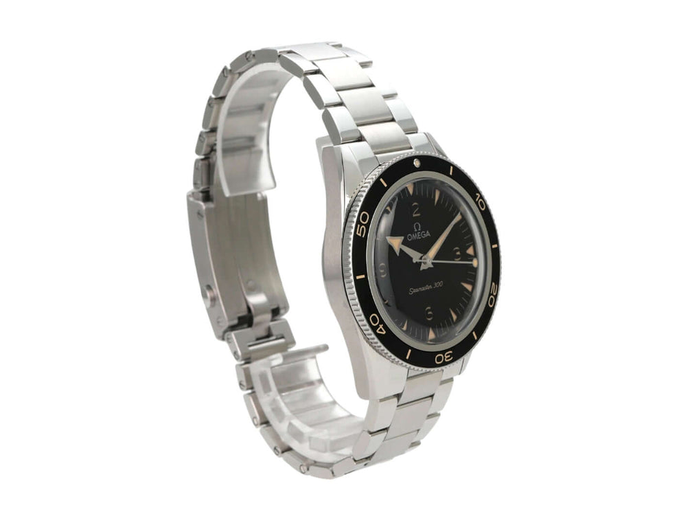 OMEGA Seamaster 300 Co-Axial Master Chronometer 234.30.41.21.01.001 Uhr mit Edelstahlband und schwarzem Zifferblatt