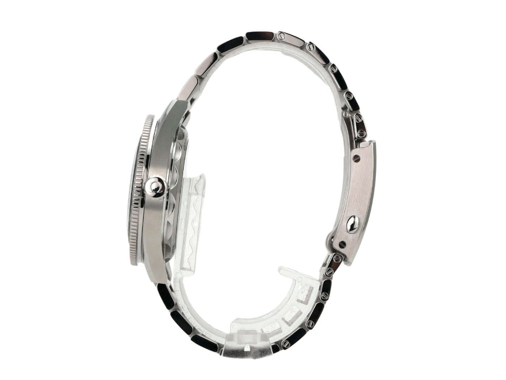 OMEGA Seamaster 300 Co-Axial Master Chronometer 234.30.41.21.01.001 seitliche Ansicht des Armbands und Gehäuses.