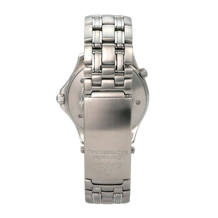 Omega Seamaster Diver 300M 2531.80.00 Edelstahl-Armband und Gehäuse, Rückansicht mit Faltschließe