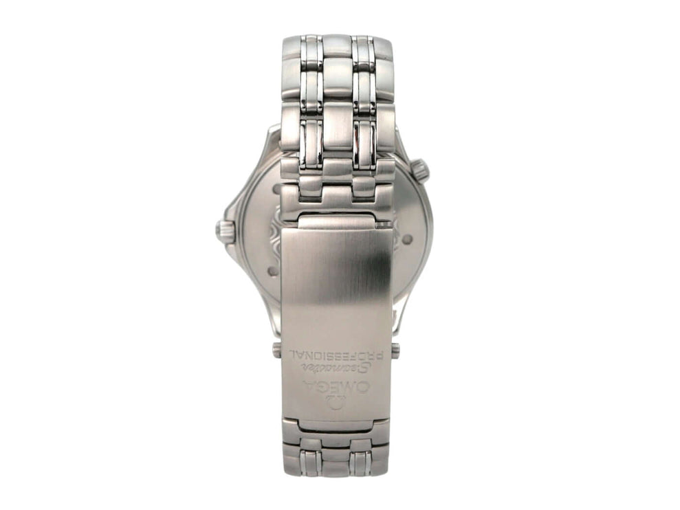 Omega Seamaster Diver 300M 2531.80.00 Edelstahl-Armband und Gehäuse, Rückansicht mit Faltschließe