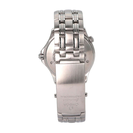 Rückseite des Omega Seamaster 300M Quarz Edelstahlarmbands mit Faltschließe, Ref. 2541.80.00.