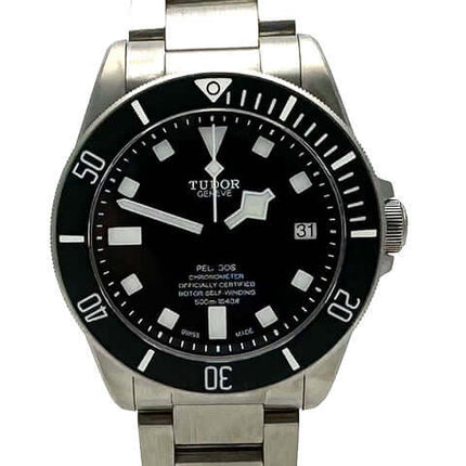 Tudor Pelagos Titan Black 25600TN Automatik Uhr mit schwarzem Zifferblatt, Titan-Gehäuse und Armband, 42mm Durchmesser, 2022 Modell.