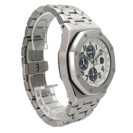 Audemars Piguet Royal Oak Offshore 26020ST.OO.D020IN.01.A Edelstahlarmband und Zifferblatt mit blauen arabischen Ziffern