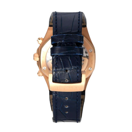 Audemars Piguet Royal Oak Chronograph 26240OR.OO.D315CR.02 blaues Lederband und Roségold Gehäuse