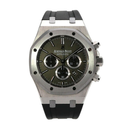Audemars Piguet Royal Oak Chronograph 26325TS.OO.D005CR.01 Leo Messi schwarze Kautschukband und anthrazitfarbenes Zifferblatt.