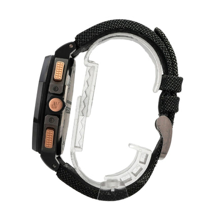 Audemars Piguet Royal Oak Offshore Chronograph Legacy 26378IO.OO.A001KE.01 Armbanduhr mit Keramik- und Roségold-Details.