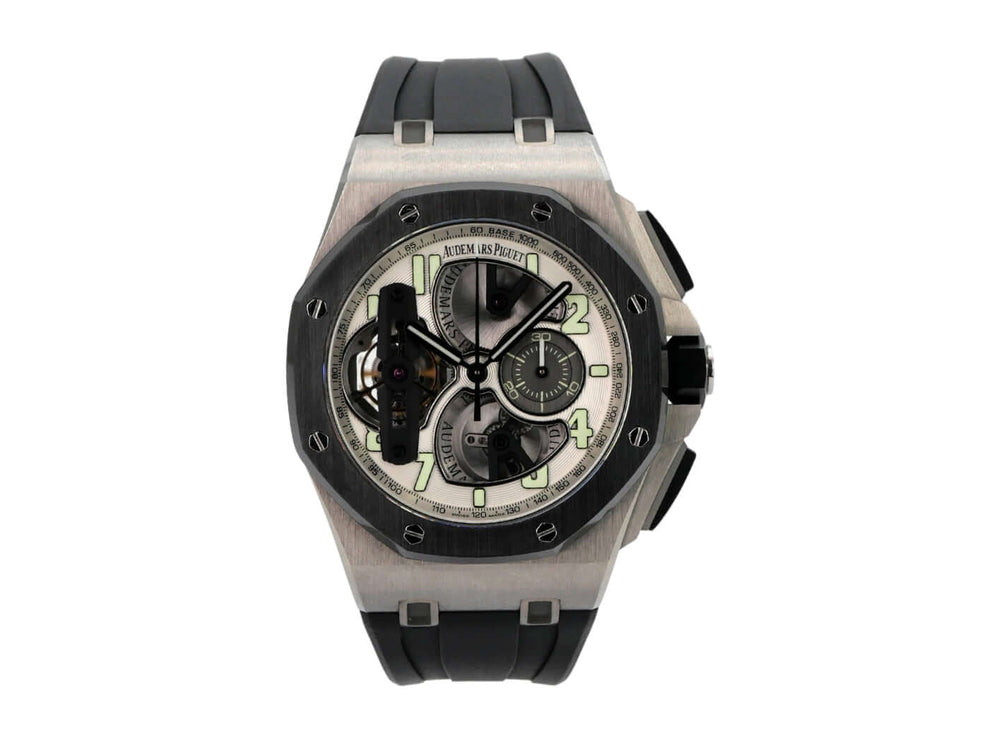 Audemars Piguet Royal Oak Offshore 26387IO.OO.D002CA.01 mit Titan-Gehäuse und schwarzem Kautschukband