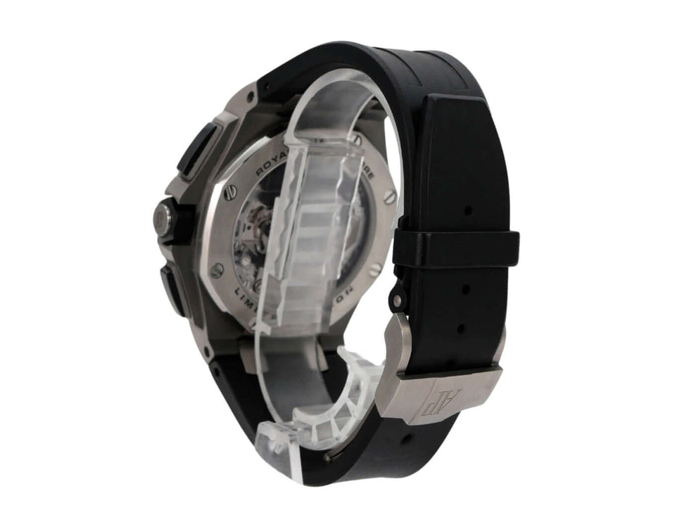 Audemars Piguet Royal Oak Offshore 26387IO.OO.D002CA.01 Uhr mit schwarzem Kautschukband und Titan-Gehäuse