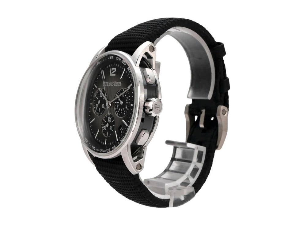 Audemars Piguet Code 11.59 Chronograph 26393NB.OO.A002KB.01 in Schwarz, mit Keramik und Weißgold, seitliche Ansicht