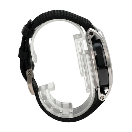 Audemars Piguet Code 11.59 Chronograph 26393NB.OO.A002KB.01 seitliche Ansicht mit Keramik-Gehäuse und gummiertem Armband.