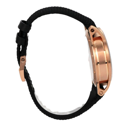 Audemars Piguet Code 11.59 Chronograph 26393OR.OO.A616CR.01 seitliche Ansicht mit schwarzem Armband und Roségold Gehäuse