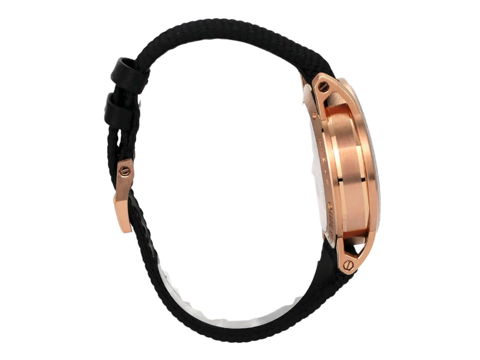 Audemars Piguet Code 11.59 Chronograph 26393OR.OO.A616CR.01 seitliche Ansicht mit schwarzem Armband und Roségold Gehäuse