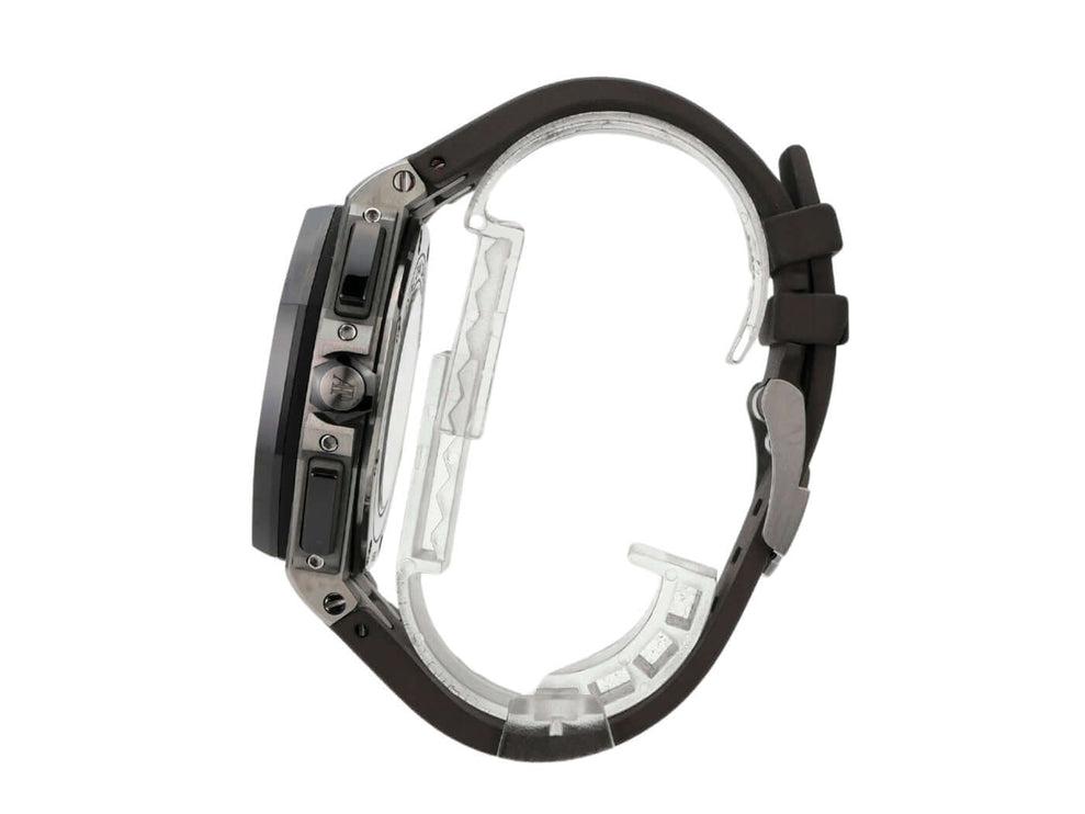 Audemars Piguet Royal Oak Offshore Chronograph 26400IO.OO.A004CA.01 seitliche Ansicht mit schwarzem Armband.