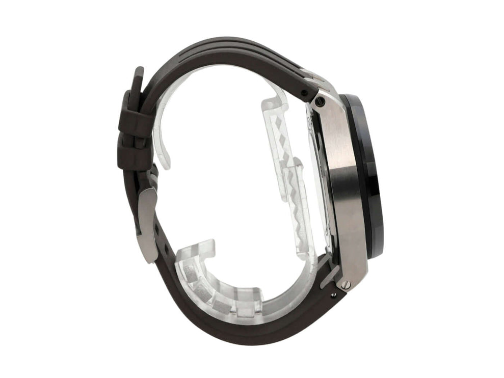 Audemars Piguet Royal Oak Offshore Chronograph 26400IO.OO.A004CA.01 seitliche Ansicht mit grauem Armband