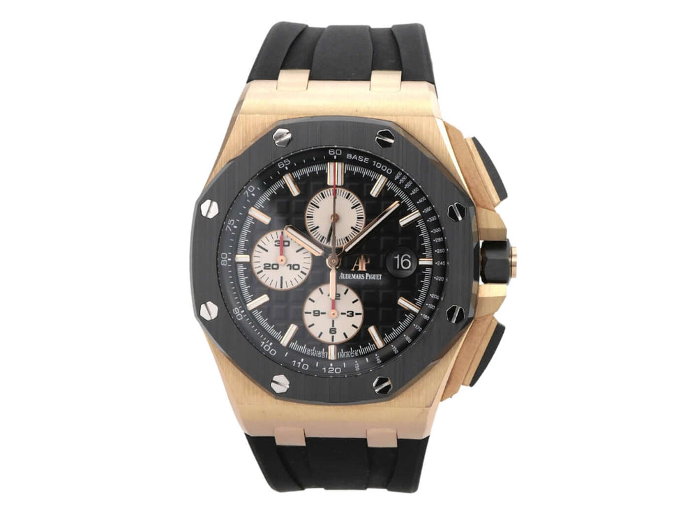 Audemars Piguet Royal Oak Offshore Rosegold 26401RO.OO.A002CA.01 Chronograph mit schwarzem Kautschukband